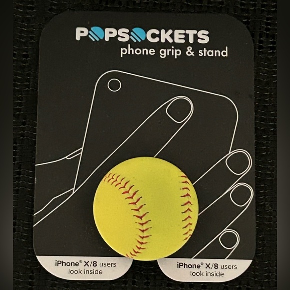 New softball Pop Socket phone grip/stand - Picture 1 of 1